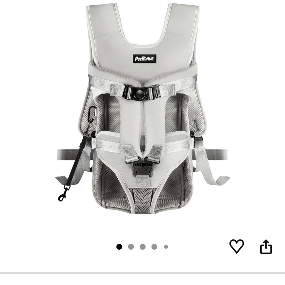 Pet-bonus Front Dog Carrier Gray Small